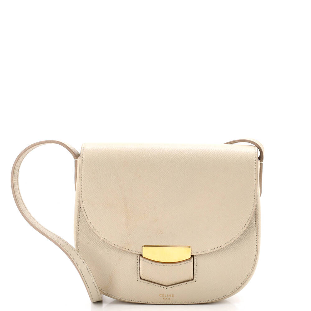Celine Trotteur Crossbody Bag Grainy #269008C88B